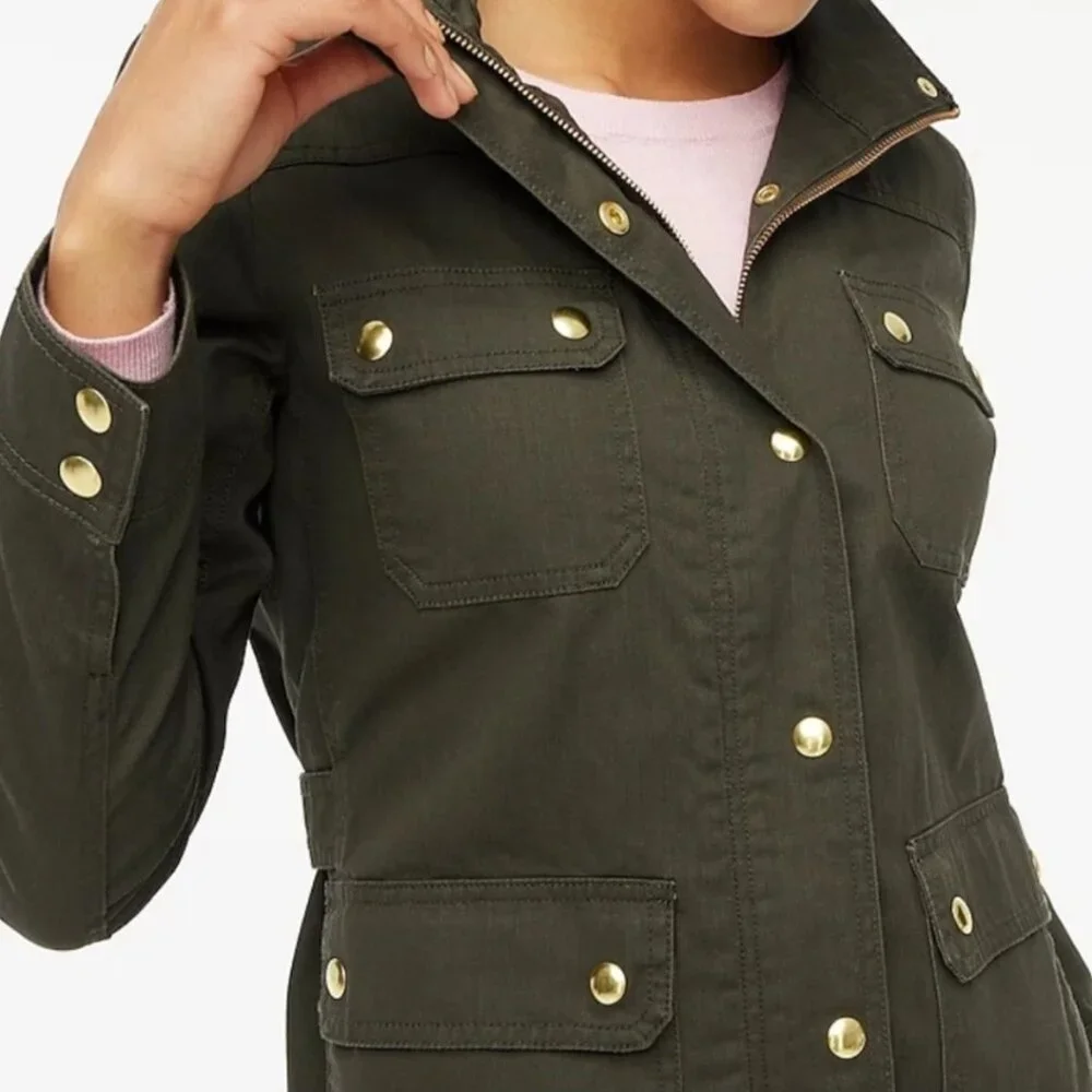 J. Crew Dark Green Field Jacket Size XS